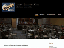 Tablet Screenshot of cornettas.com
